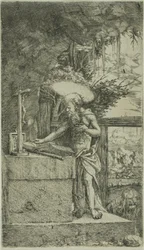 Der heilige Hieronymus beim Lesen