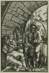 Der Einzug in Jerusalem, aus Der Fall und die Erlösung des Menschen