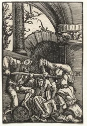 Der Fall und die Erlösung des Menschen: Christus mit Dornen gekrönt, ca. 1515