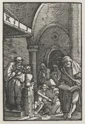 Der Fall und die Erlösung des Menschen: Christus im Tempel mit den Schriftgelehrten