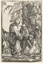 Der Fall und die Erlösung des Menschen: Christus verabschiedet sich von seiner Mutter vor der Passion