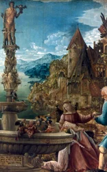 Die Rast auf der Flucht nach Ägypten, 1510