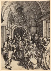 Beschneidung Christi, Blatt 11 der Folge "Das Marienleben"