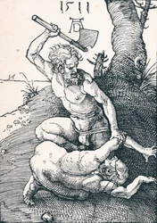 Kain erschlägt Abel, 1511, 1906