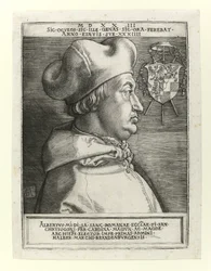 Kardinal Albrecht von Brandenburg, 1523