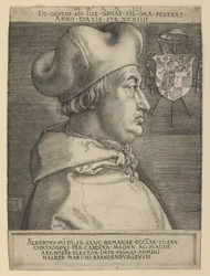 Kardinal Albrecht von Brandenburg (große Platte)