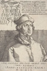 Kardinal Albrecht von Brandenburg, 1519