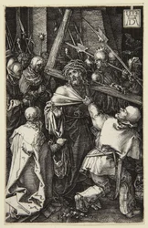 Christus trägt das Kreuz (Serie der Kupferstichpassion)