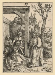 Christus nimmt Abschied von seiner Mutter (Marienleben)