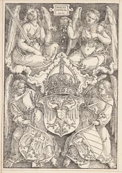 Wappen des Reiches und der Stadt Nürnberg