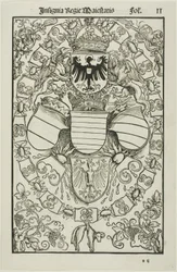 Wappen von Maximilian I. als König der Römer