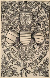 Wappen Maximilians als römischer König
