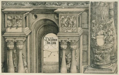 Der Triumphbogen des Kaisers Maximilian I. (11): Der Bogen des linken Portals