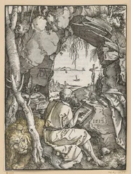 Der heilige Hieronymus in der Felsgrotte