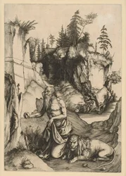 Der hl. Hieronymus in der Wüste