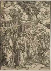 Vier Engel halten die Winde zurück