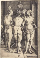 Vier nackte Frauen