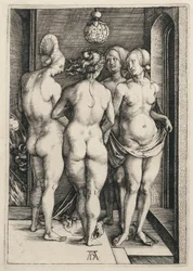 Vier nackte Frauen