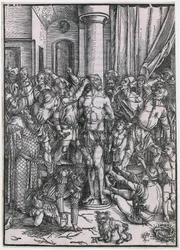 Geißelung Christi, Blatt 5 der Folge „Die Große Passion“