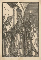 Heilige Bischöfe Nikolaus, Ulrich und Erasmus