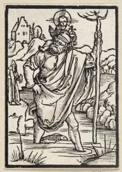 Heiliger Christophorus (63 religiöse Szenen)