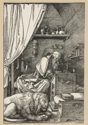 Heiliger Hieronymus in seiner Zelle