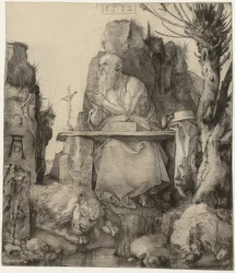 Heiliger Hieronymus neben der Weide