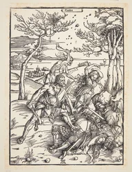 Herkules besiegt die Molioniden-Zwillinge