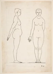 Illustration aus Dürers Vier Bücher von menschlicher Proportion, Nürnberg, 1528