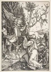 Joachim und der Engel, aus Das Leben der Jungfrau, ca. 1504