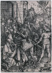 Kreuztragung Christi, Blatt 7 der Folge "Die Grosse Passion"