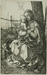 Madonna am Baum