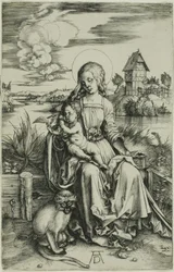 Madonna mit dem Affen
