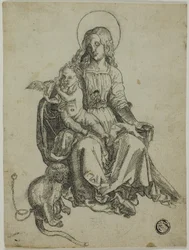 Madonna mit dem Affen