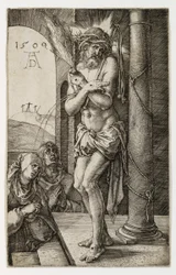Schmerzensmann an der Säule