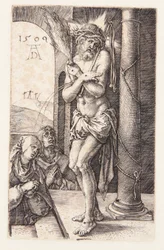 Schmerzensmann an der Säule