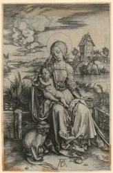 Maria mit der Meerkatze