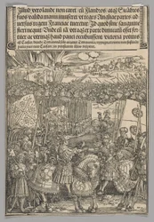 Maximilian und Heinrich VIII. von England, Platte 22 aus Historische Szenen aus dem Leben von Kaiser Maximilian I. aus dem Triumphbogen
