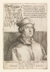 Porträt von Albert von Mainz