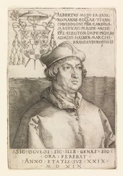 Porträt von Albrecht von Brandenburg