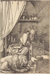 Der heilige Hieronymus in seiner Zelle