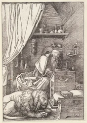Der heilige Hieronymus in seiner Zelle