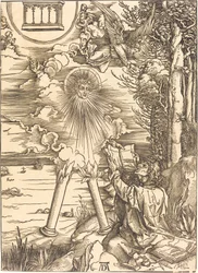 Der heilige Johannes verschlingt das Buch