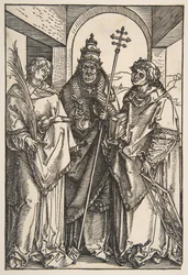Heiliger Stephanus, Heiliger Sixtus und Heiliger Laurentius