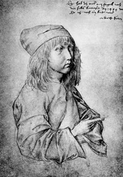 Selbstporträt im Alter von dreizehn Jahren, 1484, 1936