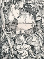 St. Hieronymus in einer Höhle, 1512