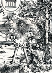 St. Johannes verschlingt das Buch, 1498