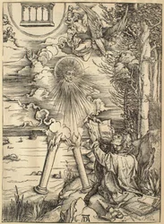 Die Apokalypse: Der heilige Johannes verschlingt das Buch