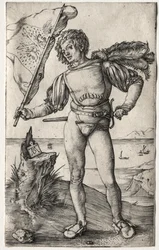 Der burgundische Fahnenträger, ca. 1500