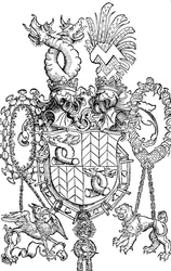 Das Wappen von Florian Waldauf, 1500 1906